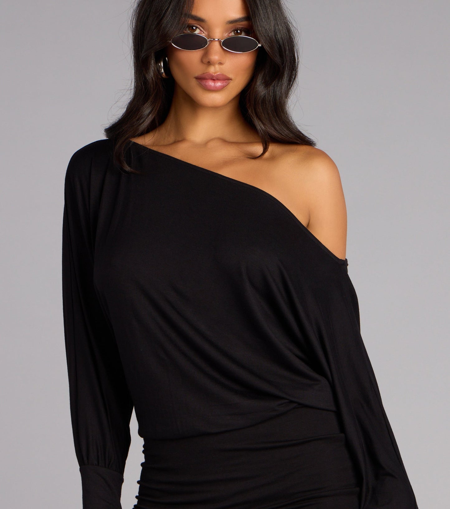 All Yours Off-Shoulder Mini Dress