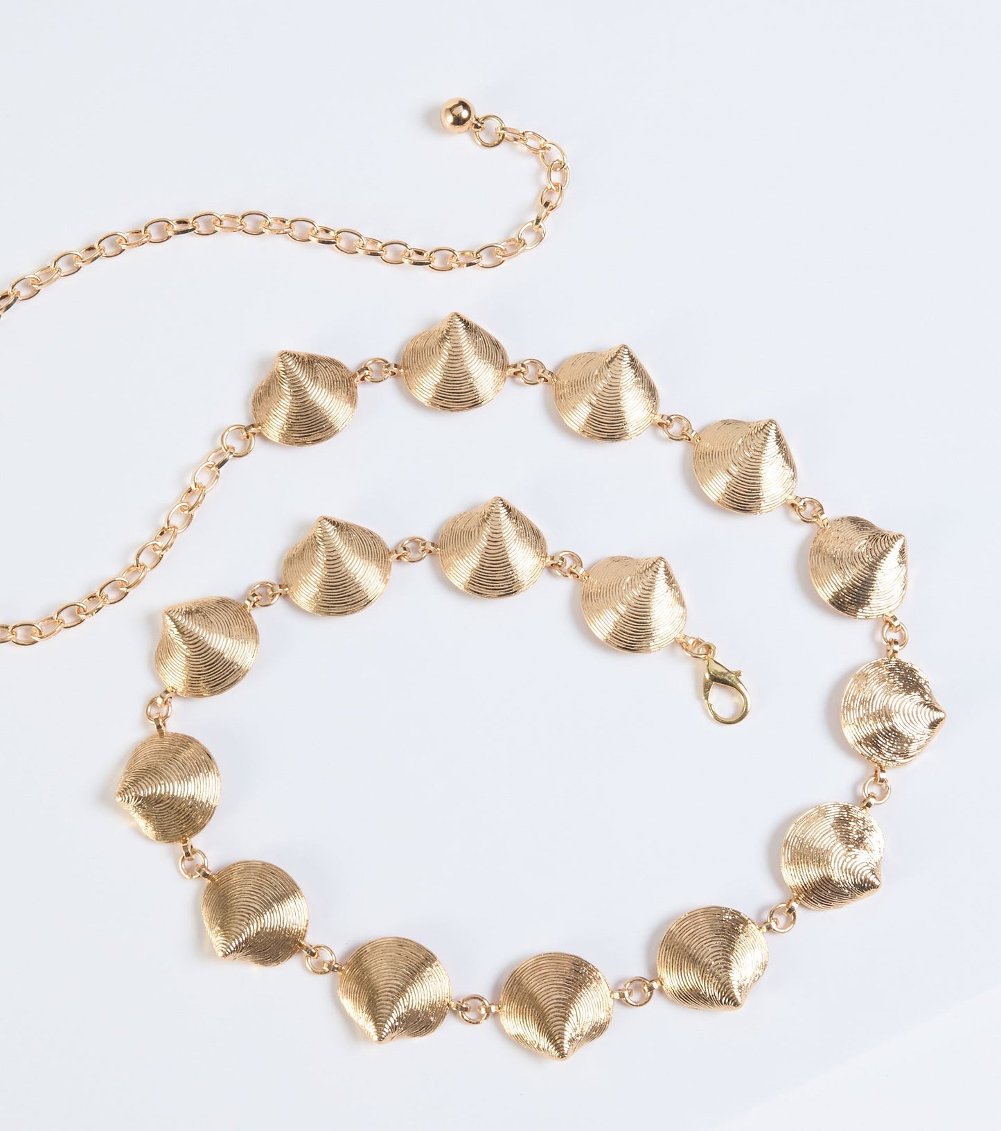 All For Charm Shell Chain Belt