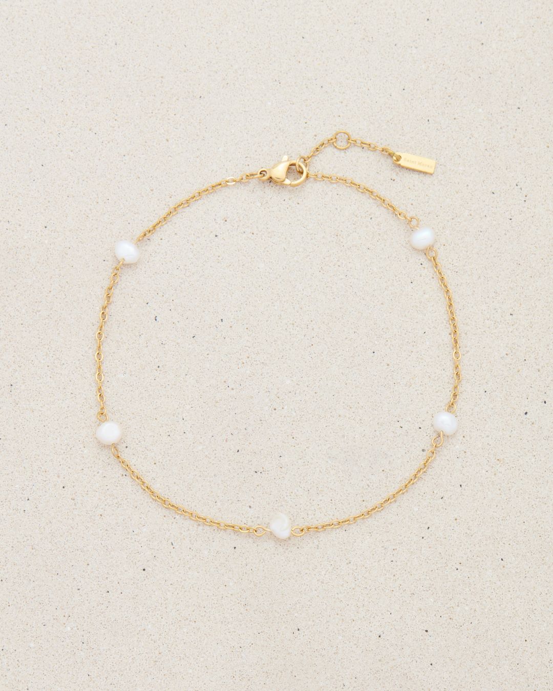 FRESHWATER PEARL MAX ANKLET GOLD