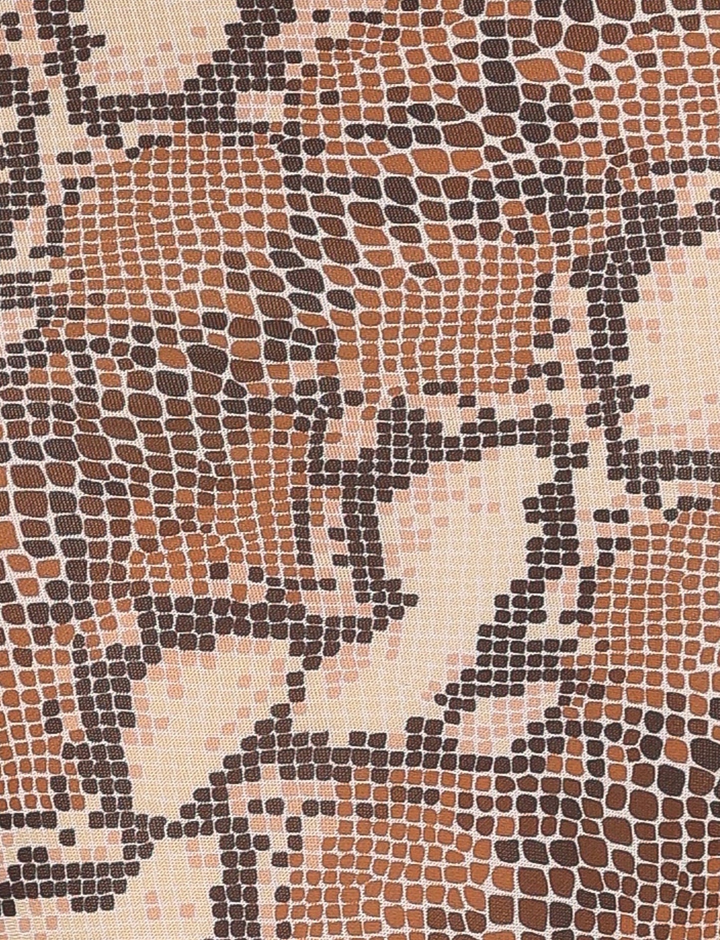 FALLON TOP - BROWN : SNAKE
