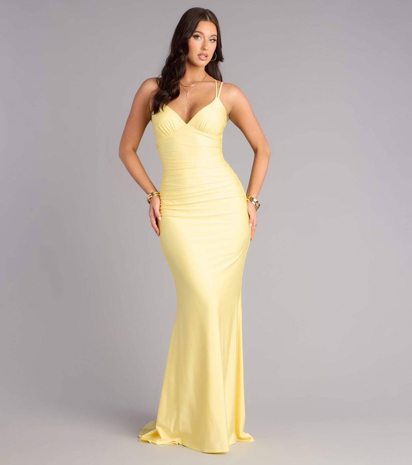 Amelia Lace-Up Mermaid Formal Dress