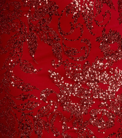 Amal Bustier Lace-Up Mermaid Glitter Sequin Gown