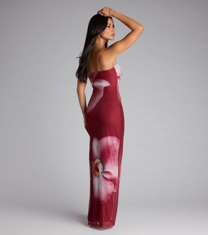 All Eyes On The Floral Maxi Dress