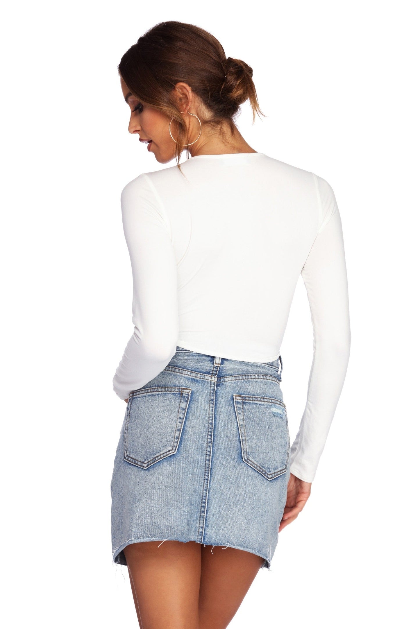 All Ties On You Crop Top