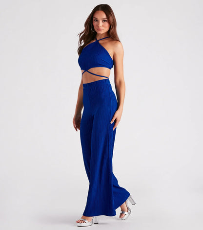 Always Alluring Halter Crop Top