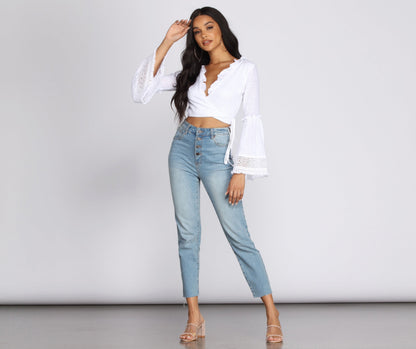 Angel Baby Boho Wrap Blouse
