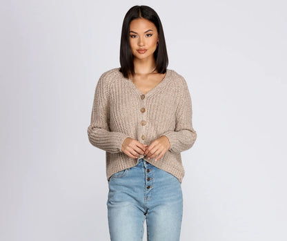 All For You Knit Cardigan