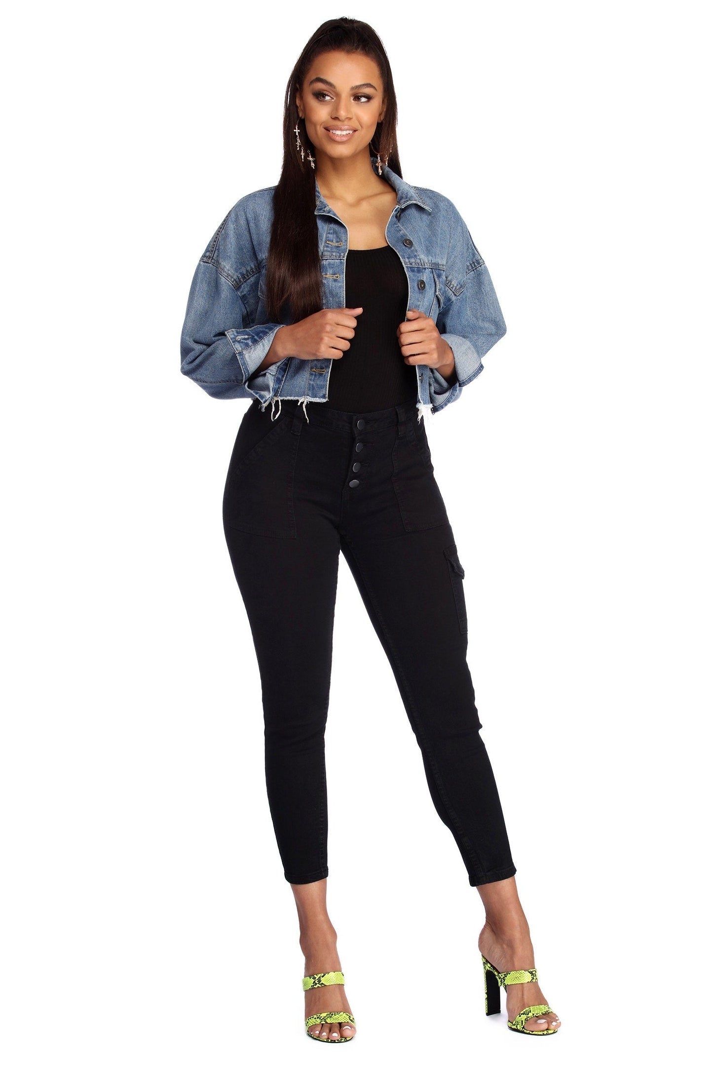 All In The Details Skinny Cargo Pants