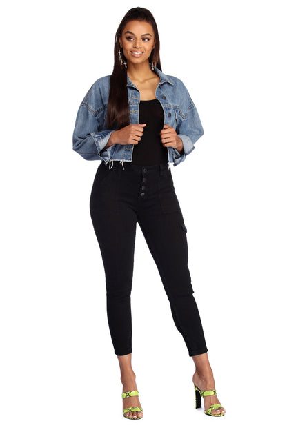 All In The Details Skinny Cargo Pants