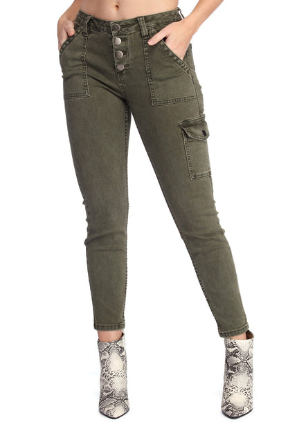 All In The Details Skinny Cargo Pants