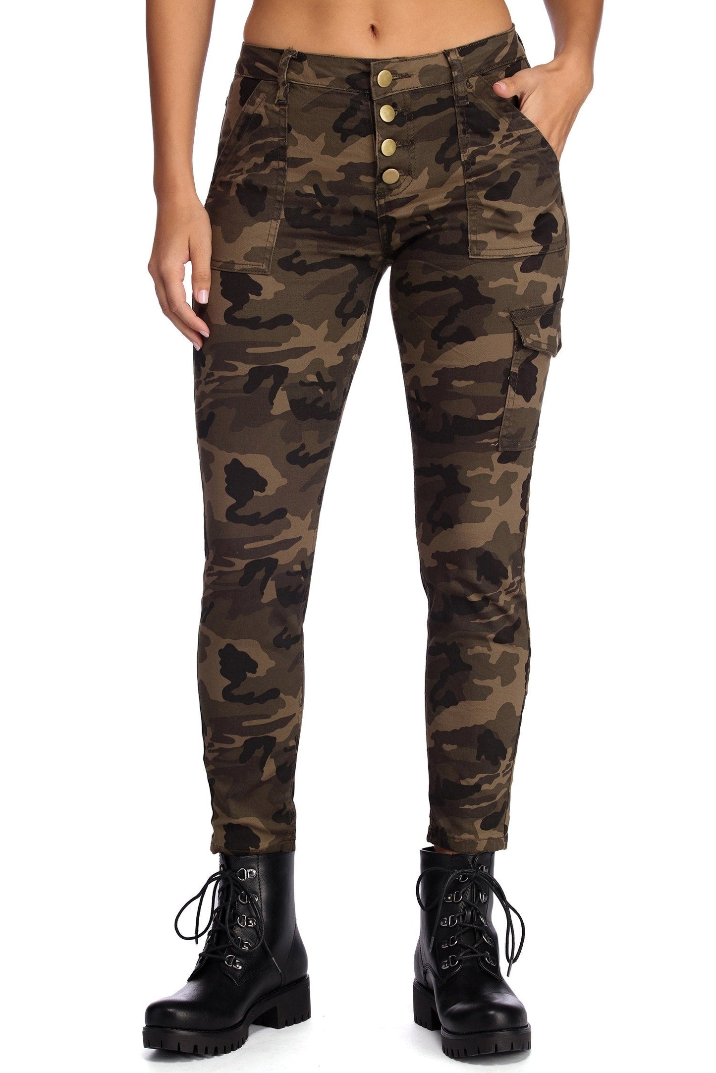 All In The Details Skinny Cargo Pants