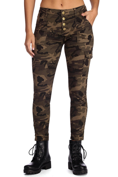 All In The Details Skinny Cargo Pants