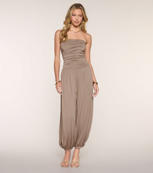 All Day Darling Strapless Jumpsuit