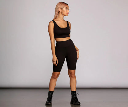 Always On My Mind Biker Shorts