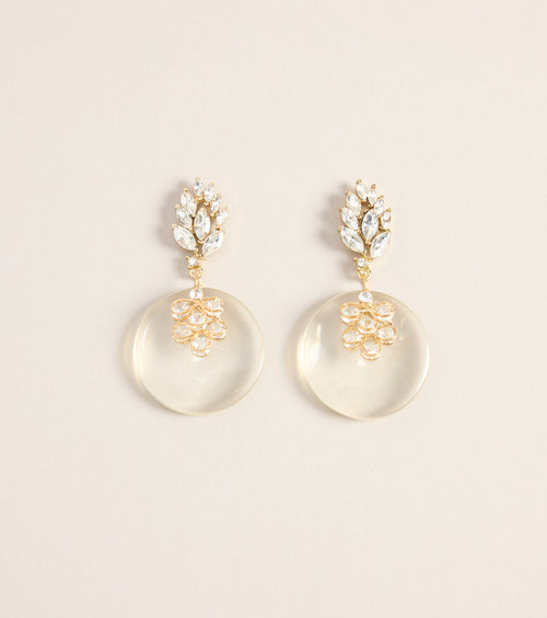 Always Glam Rhinestone Statement Earrings