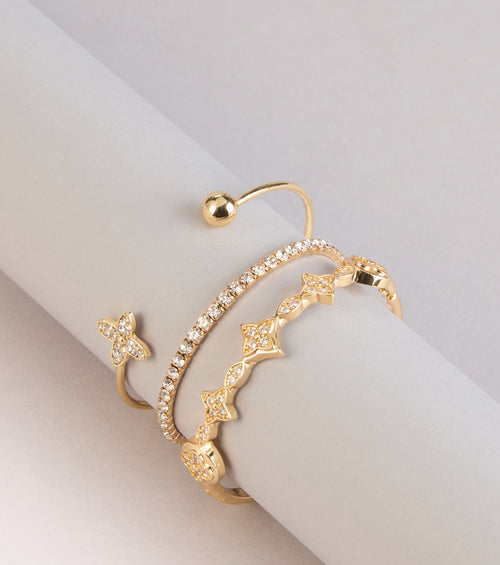 All The Sparkle Three-Pack Bracelet Set