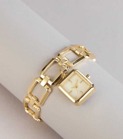 All Linked Up Watch Charm Bracelet