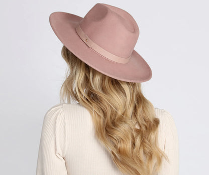 All You Need Wide-Brim Fedora Hat