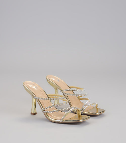 All That Glitters Rhinestone Mules