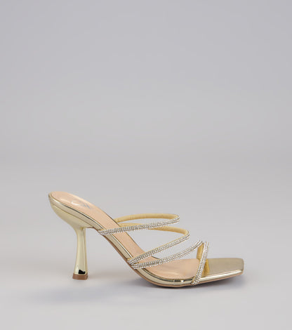 All That Glitters Rhinestone Mules