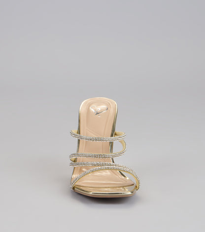 All That Glitters Rhinestone Mules