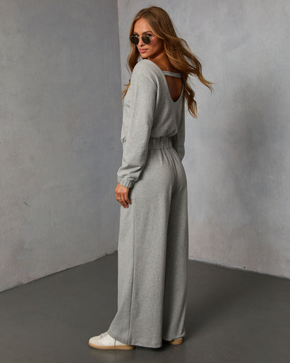 Danita Knit Wide Leg Jumpsuit