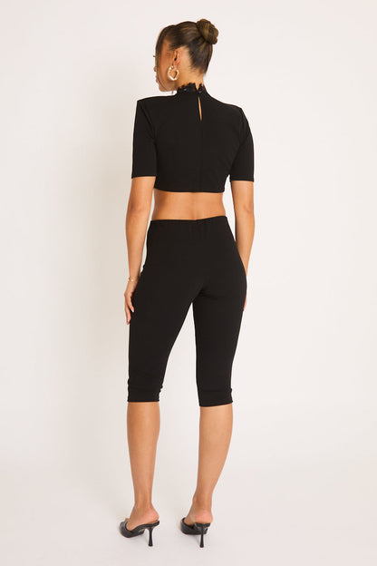 Black Capri Pants - Koko