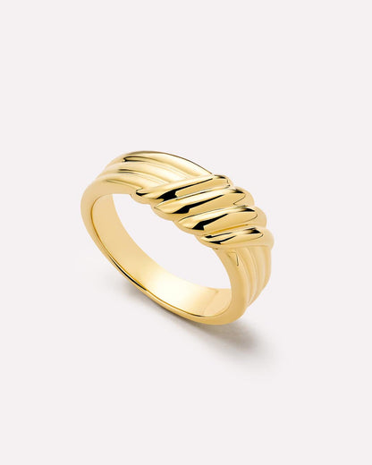 Gold Band Ring - Lydia
