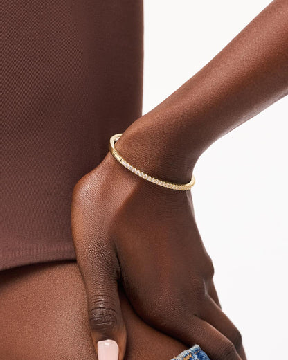 Gold Bangle Bracelet - Juliette