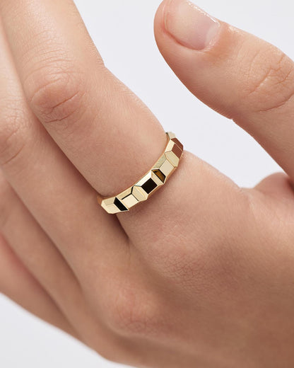 Gold Band Ring - Keira