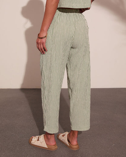 Dockside Days Striped Wide Leg Pants