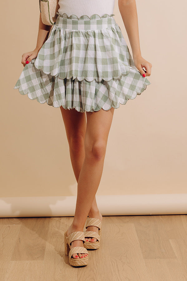 Only Good Karma Skirt In Pear