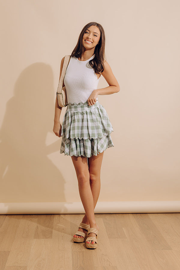 Only Good Karma Skirt In Pear