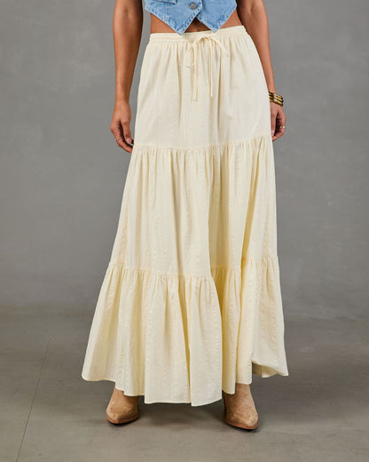 Bonfire Belle Tiered Maxi Skirt