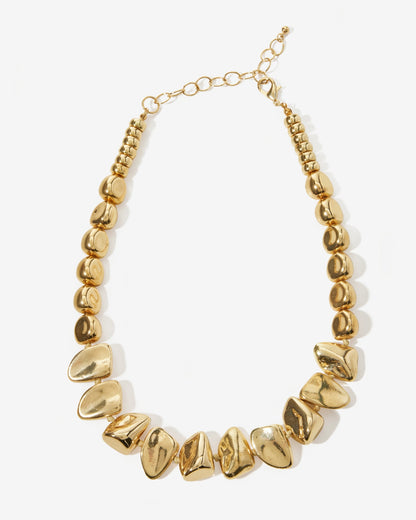 Gold Stone Necklace Gold
