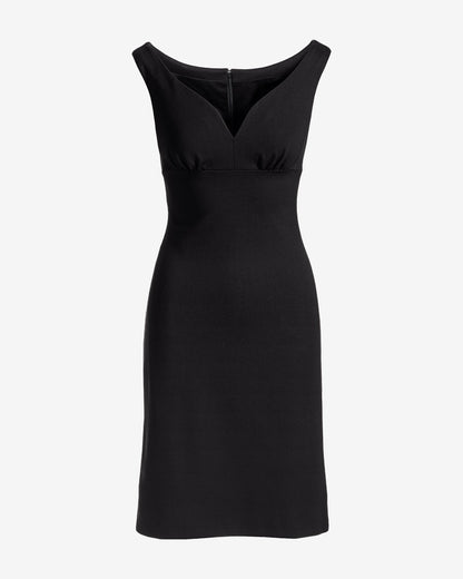 Elegant Sweetheart Neckline Sheath Dress Black