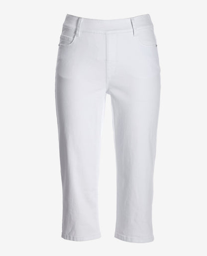 Hampton Pull On Pedal Pusher White
