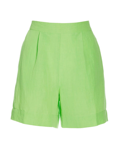 Effortless Pull-On Linen Short Paradise Green