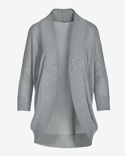 Effortless Cocoon Cardigan Silver