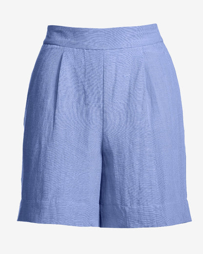 Effortless Pull-On Linen Short Jacaranda