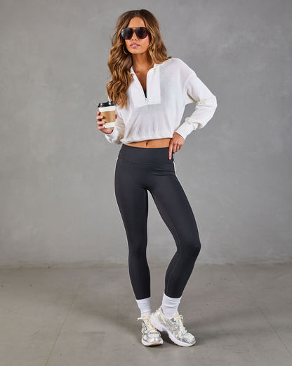 Downtown Drift Mesh Quarter Zip Jacket