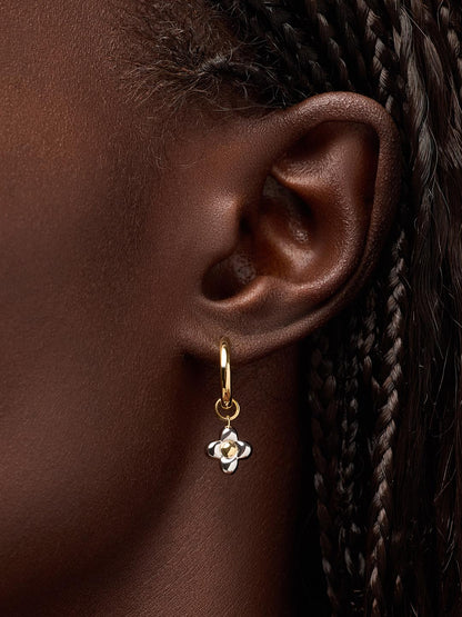 Flower Earrings - Liora Hoops