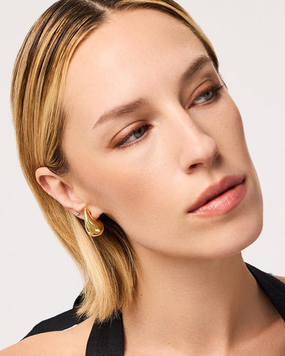 Gold Statement Earrings - Kiara