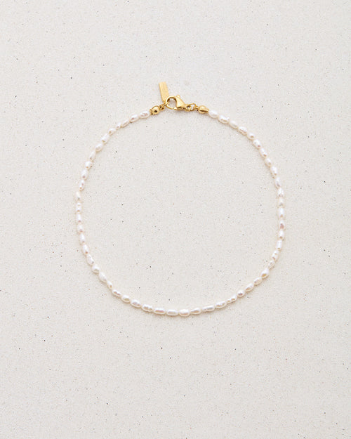 Freshwater Pearl Michel Anklet