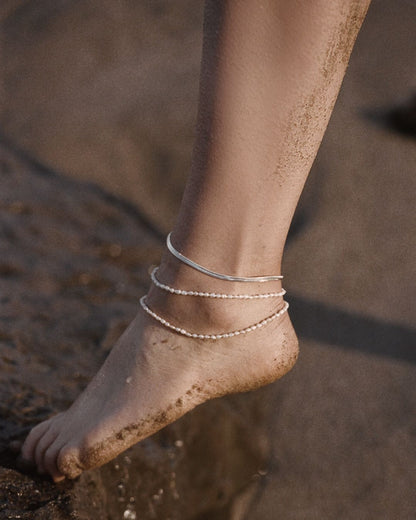 Freshwater Pearl Michel Anklet