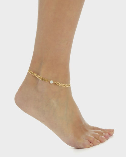 FRESHWATER PEARL ALINA ANKLET