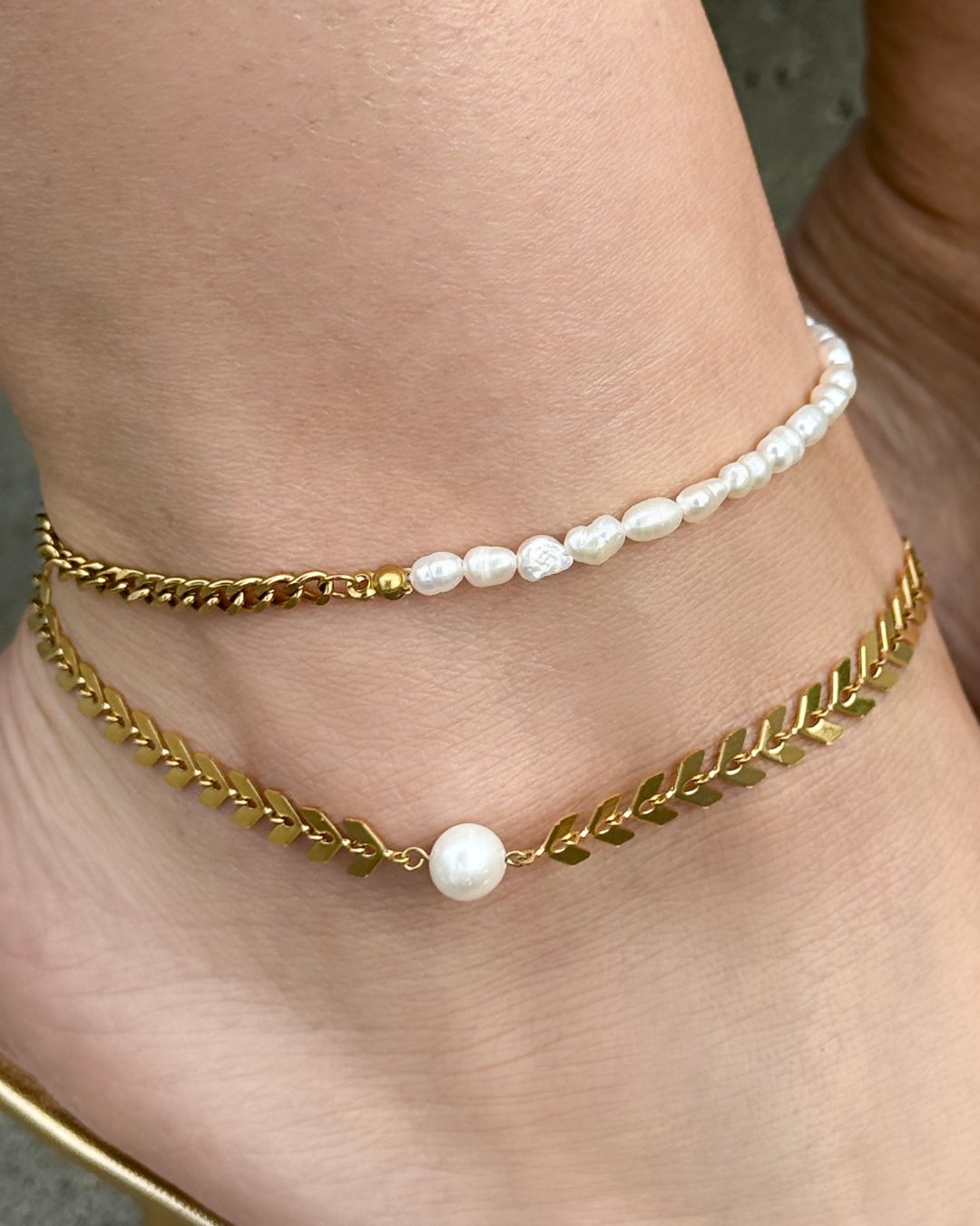 FRESHWATER PEARL ALINA ANKLET