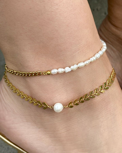 FRESHWATER PEARL EDEN ANKLET