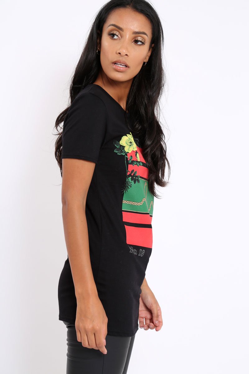 Black Be You Slogan T-shirt - Jackie
