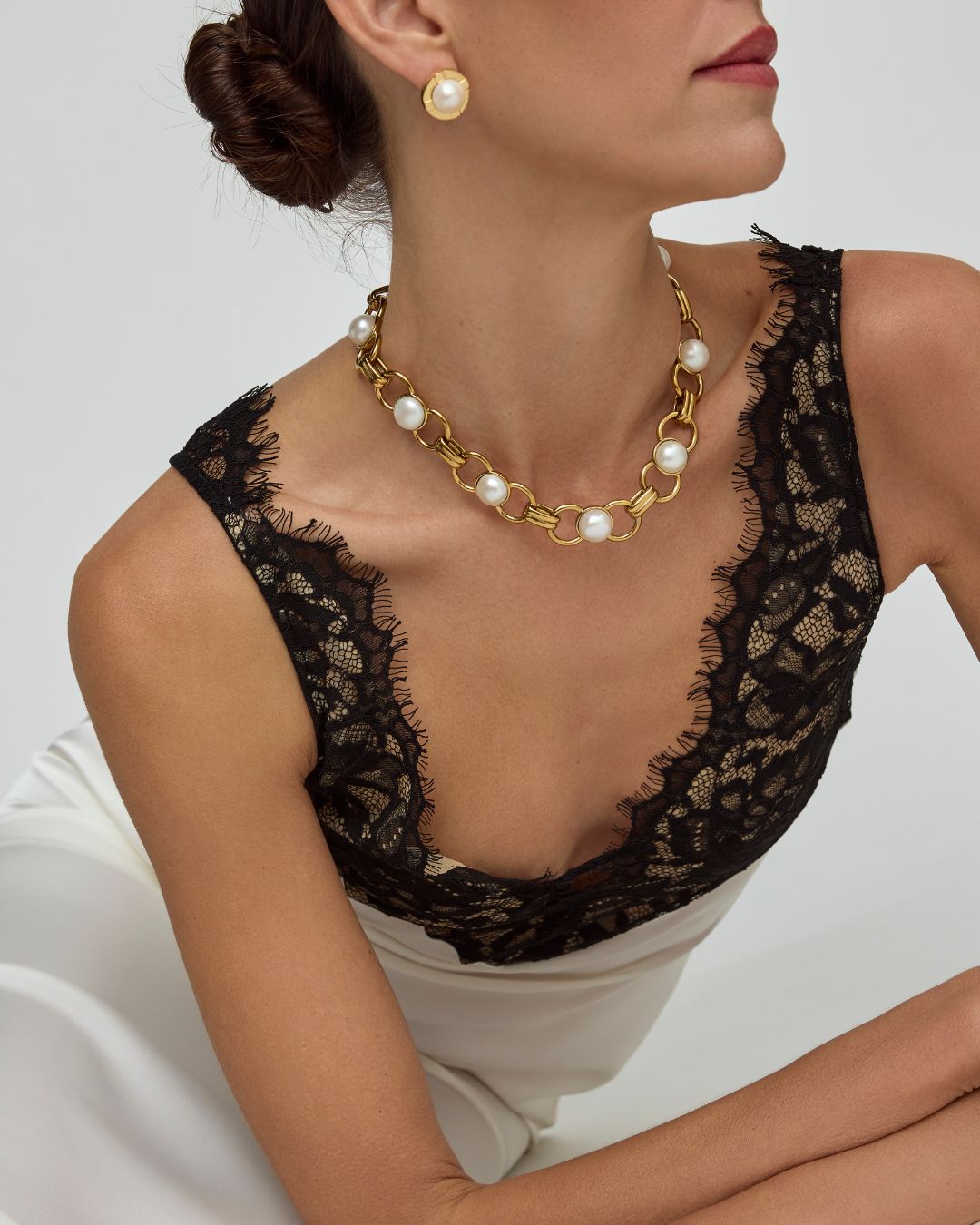 FRESHWATER PEARL THALES EARRINGS